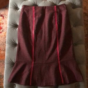 Anthropologie wool skirt